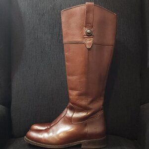 Frye Brown Heeled Boots